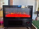 西屋（Westinghouse）石墨烯取暖器暖风机壁炉复古3D仿真炭火焰家用电暖器宿舍电暖气卧室小太阳省电恒温热风机WTH-618Y 实拍图