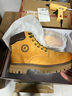 骆驼（CAMEL）王俊凯同款马丁靴高帮秋户外工装大黄靴男 GE122W7757T 金黄 41 实拍图