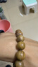 普陀山绿檀木手串檀木檀香佛珠手链盘玩高密度念珠男女情侣送人生日礼物 实拍图