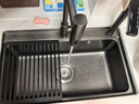 欧琳（OULIN）厨房水槽大单槽台下盆淘菜盆一体盆纳米水槽304 实拍图