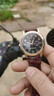 【网红爆款】商务腕表石英运动表休闲皮带男女手表 合金棕色 实拍图