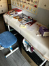 全品屋电脑桌长条桌简易书桌卧室学习桌写字桌窄桌办公工作台床边小桌子 【长条桌】单层长120*宽40cm 升级加厚 实拍图