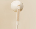联想（Lenovo）有线耳机 HIFI音质高解析音频带麦降噪直播k歌唱歌音乐运动半入耳式游戏耳机3.5mm礼物 YF01米色 实拍图