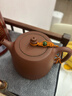 百年利永宜兴紫砂壶纯全手工原矿紫泥小汉铎壶功夫茶具泡茶壶290ml 实拍图