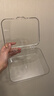 透明带盖面膜盒药盒杂物盒桌面亚克力防尘家用宿舍大容量有盖 透明面膜收纳盒（两个装） 19*14*7cm 实拍图