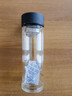 天喜（TIANXI）玻璃杯双层加厚水杯男女带茶隔泡茶养生杯黑色420ml礼物 实拍图