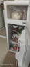 HYUNDAI（韩国现代）小冰箱迷你小型家用冷藏冷冻宿舍出租房办公室双开门二门电冰箱节能省电 100L白【一级能效+租房必备】 实拍图