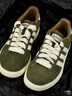 adidas「面包鞋」GRAND COURT BASE 00s休闲低帮板鞋男女阿迪达斯   绿色/沙漠棕/乳白色   42 实拍图