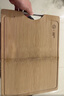 炊大皇 天然整竹菜板3cm加厚带刻度可悬挂家用案板砧板和面切菜板38*28 实拍图