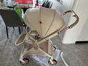 丸丫T9婴儿推车双向轻便可坐可躺折叠四轮避震新生儿高景观香槟金 实拍图