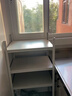 美亿莱厨房置物架不锈碳钢货架家用微波炉架落地收纳储物架烤箱架子多层 【3层碳钢加厚】长40宽30高80 实拍图