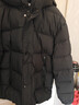 雪中飞高充绒连帽羽绒服男士冬季户外出勤休闲三层保暖防寒科技羽绒外套 黑色 2XL (185) 实拍图
