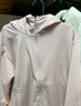 优衣库女装防风拉链连帽外套/内里摇粒绒户外防水472150 01 乳白色 L /160/88A 实拍图