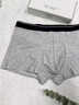 浪莎男士内裤纯棉高端高级四角裤衩10A级抗菌短裤底裤吸湿排汗内裤男 浅灰+黑色+深灰+宝蓝 共 4条 2XL （建议125-140斤） 实拍图