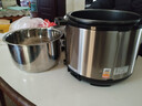 三角牌（Triangle）316L不锈钢电压力锅0涂层4-5-6升家用双胆电高压锅智能大容量压力锅小型高压电饭煲官方旗舰店 5升【升级316母婴级不锈钢】内胆 5L 实拍图