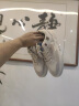 卡帝乐鳄鱼男鞋夏季网面透气鞋子男潮流板鞋男耐磨休闲鞋男 1195X 米色 42 实拍图