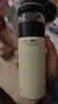 京东京造保温杯【茶水分离】男女大容量316L不锈钢泡茶水杯子雅致白500ml 实拍图