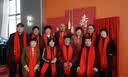 花国衫高端羊绒红围巾定制印字logo中国红企业年会活动刺绣同学聚会围巾 ---年会红色围巾定制--- 实拍图