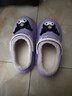 幸福玛丽（Cheerful Mario）库洛米女童棉拖鞋防水冬季宝宝女孩室内家居鞋儿童毛拖鞋2024新款 实拍图
