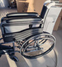 鱼跃(yuwell)轮椅车H051折叠老人轻便旅行手推车钢管免充气胎代步车 实拍图