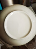 洁雅杰陶瓷盘家用白瓷盘子8英寸中式釉下彩餐盘菜盘汤盘 4只装 新骨瓷 实拍图