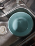 茶花 洗衣盆洗脸盆洗手盆厨房洗菜盆宝宝婴儿浴盆洗脚盆卫生间足浴盆 蓝色【33cm】 实拍图
