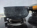 川岛屋 日式全黑木柄雪平锅小锅煮奶锅泡面锅加厚平底不粘锅婴儿辅食锅 22cm雪平锅 22cm 实拍图