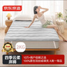 京东京造四季云柔床褥 100%原生羽丝绒 A类床垫褥子榻榻米1.8x2m 清雅灰 实拍图