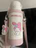 杯具熊（BEDDYBEAR）儿童水杯6-12岁双饮吸管保温杯男女学生大容量便携水壶送生日礼物 海浪双饮美乐蒂-带杯套+礼盒 500ml 实拍图