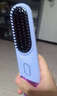可亓无线直发梳负离子直发器护发不伤发卷发棒蓬松拉直内扣懒人美发神器恒温持久定型卷直两用电梳子 木槿紫【四档温控+千万负离子护发+卷直两用】 实拍图