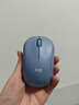 罗技（Logitech）M221 轻音鼠标 无线鼠标 办公鼠标 对称鼠标 带无线微型接收器 雾霭蓝 实拍图