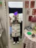 波司登反季极寒鹅绒羽绒服男女情侣款冬季加厚连帽超长款保暖外套 实拍图