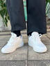 特步情侣男女板鞋小白鞋空军一号冬季革面保暖运动板鞋休闲鞋 实拍图