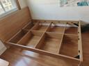 全友家居 北欧原木风板式床次卧室家用1.5米×2米现代简约双人床家具 实拍图