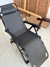 耐朴躺椅折叠可坐可躺午休椅单人折叠两用椅便携午休床居家午睡床 【条纹牛津布】可坐可躺 实拍图