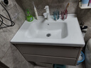 小米嘉美系列浴室柜陶瓷一体盆太空铝合金蜂窝铝洗手盆柜组合洗漱台洗脸台 70cm普通全封方镜+陶瓷 一体盆 实拍图