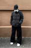 安踏面包羽绒服丨樊振东Z哥同款四防羽绒服男短款加厚冬季棉服外套男 【四防科技】基础黑7901-1 3XL (男190) 实拍图