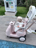 bebehaha摇摇乐婴儿推车26年款遛娃神器二合一溜马儿童手推车1-5岁英伦粉 实拍图