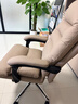 顾全C533家用老板椅舒适久坐办公椅电脑椅可躺工学椅子环保真皮座椅 浅咖 真皮（更高品质之选) 实拍图