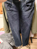 皮尔卡丹（pierre cardin）牛仔裤男直筒休闲商务弹力长裤子水洗潮流22159蓝黑 31 实拍图