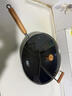 苏泊尔（SUPOR）炒锅有钛铁不粘无涂层炒菜锅精铁锤纹老式厨房铁锅燃气电磁炉通用 适合4-7人【免开锅】 36cm 实拍图
