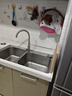 九牧（JOMOO）厨房水龙头304不锈钢洗菜盆360°旋转冷热双控龙头33221-748/7B-Z 实拍图
