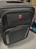 兰博军刀（Rambo Saber）新款牛津布行李箱结实耐用加厚密码箱抗摔拉杆箱可扩展旅行箱 黑色拉链 20英寸 实拍图