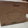 美的（Midea）电火锅钛陶0氟多功能锅不锈钢蒸锅鸳鸯火锅专用锅超薄速沸多功能一体电锅煎烤料理锅DLS332266S 实拍图