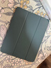 CangHua iPad Pro保护套12.9英寸 2022款/2021/2020版Pro12.9保护壳苹果平板支架三折超薄防摔皮套 绿色 实拍图