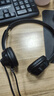 电音DT326 耳机头戴式电脑耳机 商务办公呼叫中心电销话务耳机 客服耳麦录音网课英语学习 双插头黑色 实拍图