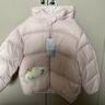巴拉巴拉童装儿童羽绒服宝宝男女童2025冬装新款婴儿外套保暖上衣泡芙羽绒 粉色小苹果60356-白鸭绒 120 （充绒量106g 适合5-6岁） 实拍图