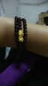 雅福莱珠宝（YAFUL JEWELRY）黄金貔貅转运珠手链3D硬金石榴石女士手镯足金999招财貔恘手串 单只貔貅+三圈5MM石榴石 实拍图