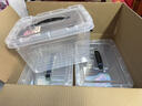 京东物流 塑料衣物收纳整理箱塑料储物箱全透明玩具医药箱收纳箱 (7063)大号-加厚高透 实拍图