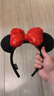 迪士尼（Disney）毛绒玩具正版发饰卡通女孩饰品米奇老鼠生日礼物 红亮片米妮发箍 实拍图